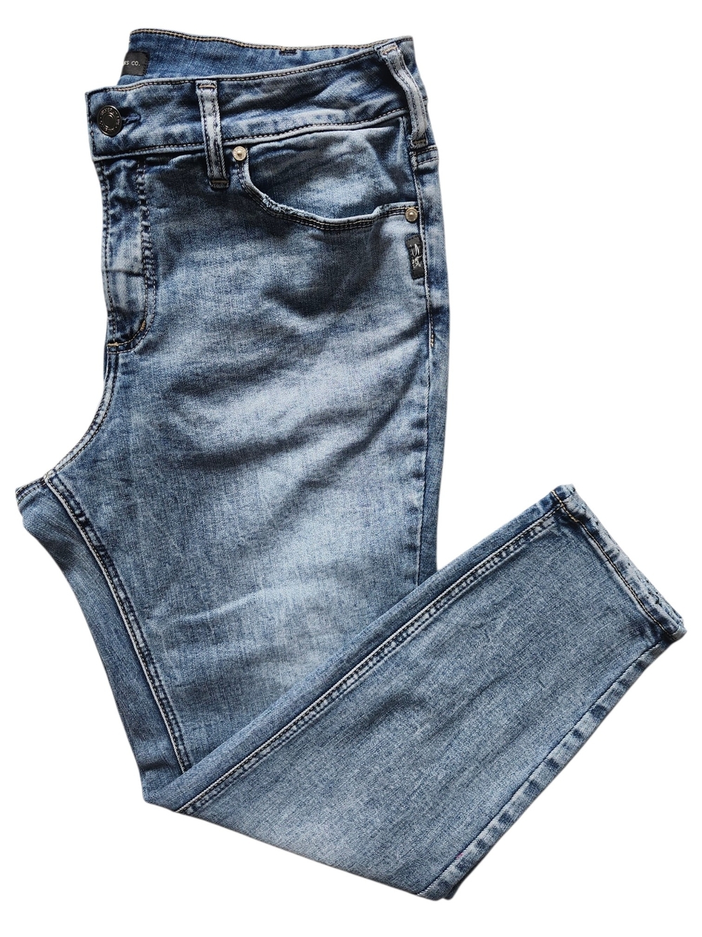 Silver Jeans Suki Skinny Jeans Women's 31/27 Light Wash Stretch Denim